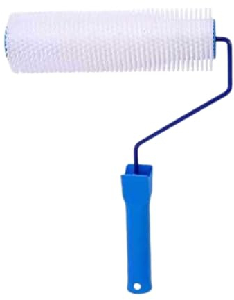 JISADER Nivellier-Stachelwalze, selbstnivellierende Estrich-Stachelwalze, leicht zu greifen, 13 mm Spitze