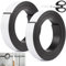 Nastro magnetico autoadesivo, forte striscia magnetica A+ B, striscia magnetica, autoadesiva, forte colla magnetica, per zanzariere, tende (2 m + 2 m) 2 rotoli