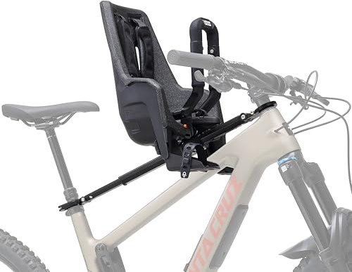 Kids Ride Shotgun - Child Bike Seats & Handlebar Combos - Front Mounted, For children aged 2~5 years, Fits Most Adult Modern Mountain Bikes, Adjustable for Comfort (Pro Evo Seat Combo)
