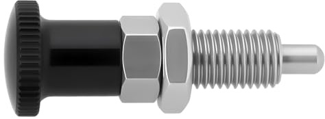 LT Easiyl Goupille à Ressort de Réinitialisation M8 Goupille d'indexation à Ressort à Tête Ronde en Acier Inoxydable Aux équipements Mécaniques