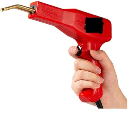 Kit de reparación parachoques con soplete, soldador plástico, grapadora térmica y Juego completo herramientas for la carrocería(Welder with 200pcs)