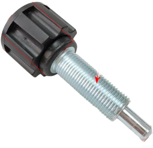 M16x1. Perilla de sujeción de pasador elástico de plástico, perno de pulgar de ajuste para tornillo de máquina de fitness y pestillo de equipo de gimnasio, pieza de máquina cardiovascular