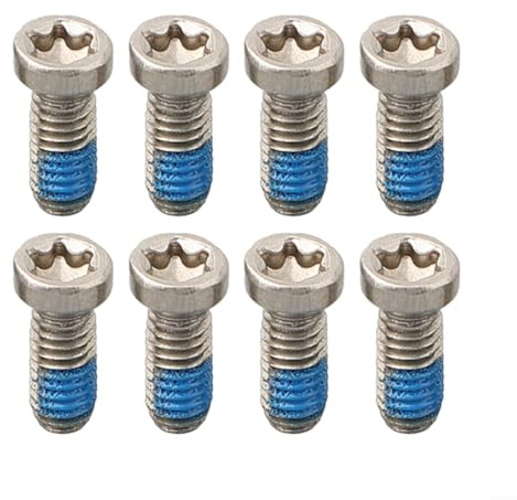 8 viti di montaggio per guarnitura in acciaio inox, per Sram, Rival AXS, force, Red Quarq 12 Speed Silver, viti di montaggio per guarnitura