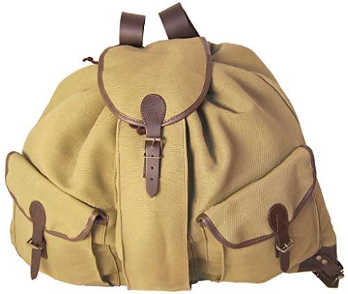 Unbekannt Jagdrucksack Leinen, 5 Außentaschen