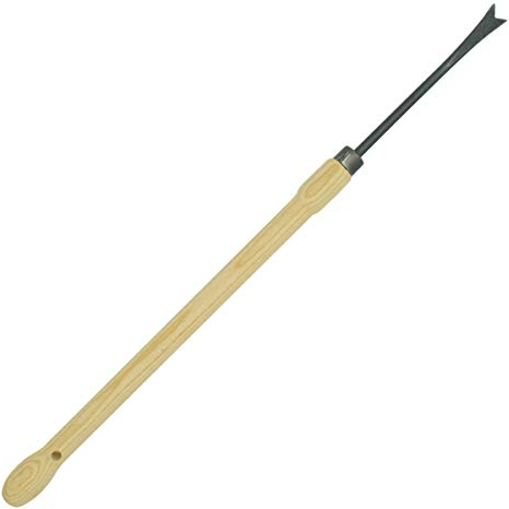 4betterdays.com NATURlich leben! Unkrautstecher mit Eschenholzstiel - aus Qualitätsstahl - Stiellänge: 48 cm, Gewicht: 350 g - Handgeschmiedet in Deutschland