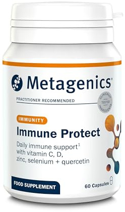 Metagenics - Immune Protect - Immune Support Supplement - with Vitamins C and D, Minerals Zinc and Selenium & Quercetin - 60 Capsules