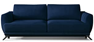 mb-moebel Sofa mit Schlaffunktion und Bettkasten, Couch für Wohnzimmer, Schlafsofa Federkern Sofagarnitur Polstersofa Wohnlandschaft mit Bettfunktion - Sigma (MONOLITH77)