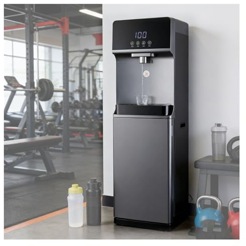 Dispenser Acqua, Erogatore D'Acqua Autonomo Distributore di refrigerante Distributore Acqua Calda e Fredda A Caricamento dal Basso Ideale Per Casa, Ufficio, Caffè, Bar, Dormitorio