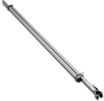 Addis Washing Line Prop 2.2m – Heavy Duty Clothes Line Support Pole with 5 Height Positions, Strong Steel Box Section Design, Outdoor Laundry Prop, Grey