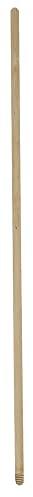VERDELOOK Mango de escoba de madera con rosca, 150 cm, madera natural