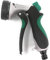 NO Leak Garden Hose Nozzle Spray Gun Heavy Duty, Metal Water Sprayer for Powerful Watering and Misting - 8 Pattern Spraying for Cleaning, Car Washes