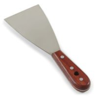 Espátula Pintor Inox Mango de Madera Profesional (3 cm)
