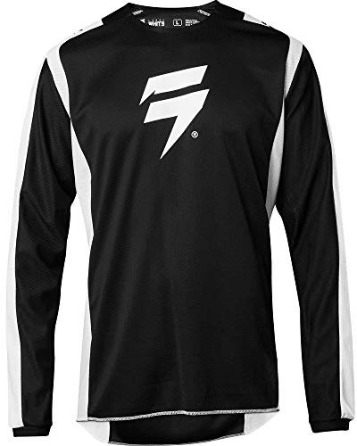 Shift Whit3 Label Race 2 Motocross Jersey Schwarz L
