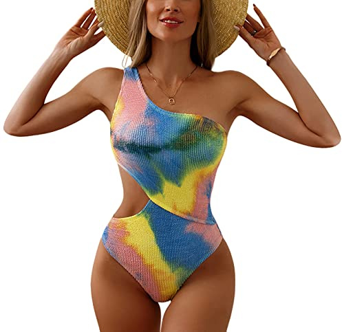 Maillot de Bain Une pièce Femmes 1 Pièce Monokini Amincissante Grande Taille Sexy Push Up Maillots Compétition Femme S