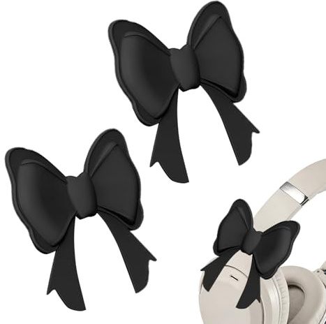Accesorios de fijación para Auriculares: Bonito par de Clips estéticos, decoración de Auriculares de de Silicona, Uso Diario Compacto, Material de Silicona Suave, Detalle Elegante de Auriculares