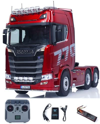 Remote Controlled 6x6 RC Tractor Truck with 2 Speed Transmission and Differential Lock, Ready to Run Battery Operated Model for Hobby Enthusiasts