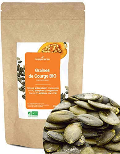 Graines de Courge BIO (décortiquées) - riche en antioxydants - 250g