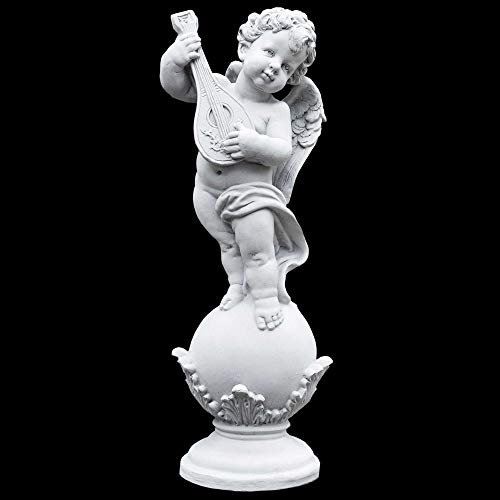 Thaiboo Magnifique Statue d'ange Massive en Pierre reconstituée, décoration de Jardin antigel (10284)