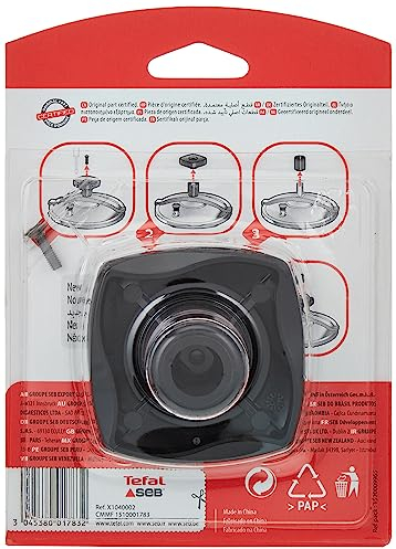 Seb Bouton de serrage cocotte-minute, Compatible avec les autocuiseurs Authentique inox induction, Accessoire officiel, Noir X1040002, N/C