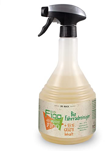 DR. WACK F100 Bio Fahrradreiniger 1000 ml (33% mehr Inhalt gratis) - Limited Edition - Reinigungsmittel für Fahrräder - Bio Fahrradpflegemittel - Reinigungsspray biologisch abbaubar & materialschonend