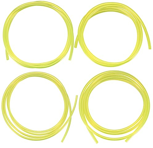 Bensinslangsats, 4 stycken bränslerlang, oljeslang, dieselslang, bränsleledningsslang, ersättningsmaskintillbehör