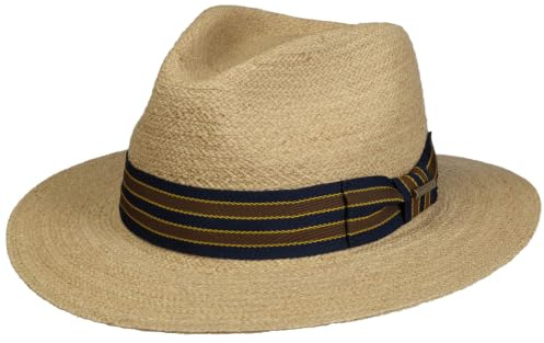 Stetson Yescott Traveller Cappello di Rafia Protezione UV 40 Unisex Primavera Estate