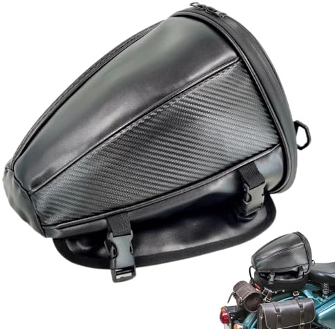 Zubehors Bolsas traseras para Motocicletas,Bolsa de Asiento Trasero para Motocicletas - Bolsa Equipaje Moto,Bolsas multifuncionales para Equipaje de Asiento para la mayoría de Motocicletas, Bolsa