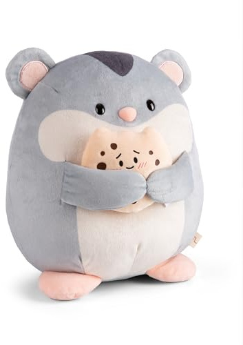 Soft Toy Hamster Shai 27cm with Cookie