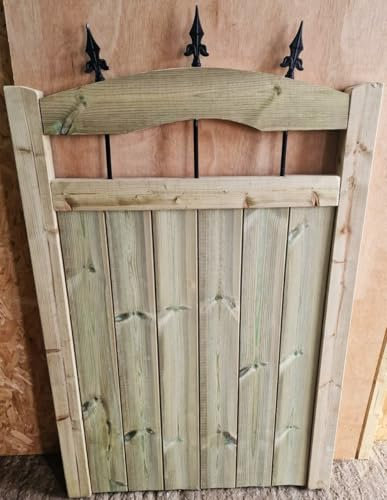 Wooden Garden Dome Gate Pedestrian 3 ft 90cm Deepwooden garden gate, garden gates wooden, garden gates wooden, (90 cms High x 105 cms Wide x 5 cms Deep)