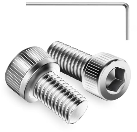 100Pcs M3 x 14mm Hex Socket Head Cap Screws Bolts