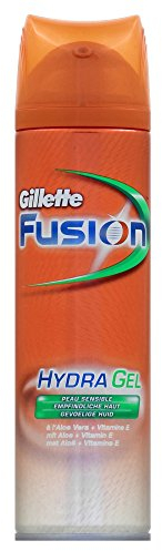 Gillette Fusion Hydra Rasiergel für empfindliche Haut 200 ml, 6 Stück (6 x 200 ml)