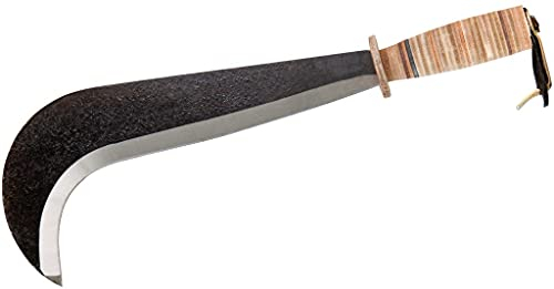 Stubai Schweizer Gertel 300 mm mit ergonomischem Ledergriff – Forstwerkzeug zum Ausholzen, Entasten, Entrinden & zur Jungwuchspflege – Hochwertiger Stahl – Made in Austria