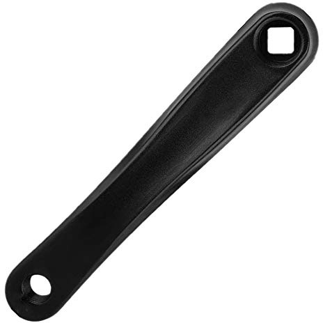 Generies Bike Crank Arm Set Left 170mm Aluminum Alloy Single Speed Crankset for Mountain Bike