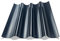 Baguetteform, 4 Steckplätze Baguette Backblech, Antihaftbeschichtung Baguette Blech, Schwarz Baguette, Bagettebackform, Einfach zu Säubern Geeignet für Baguettes(38 x 33.2 x 2.4cm)