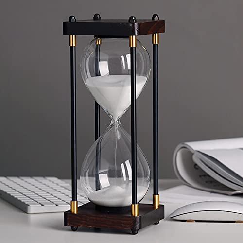 JINYISI Reloj de arena, temporizadores de arena, temporizador de reloj de arena, vidrio de hora, temporizador de arena de reloj de arena, reloj de arena de 60 minutos