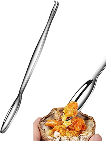 huiba 2 forchette – cracker – Pick di pesce portatili, forchette da granchio, forchetta lumaca, degustazione, forchette da antipasto per gambe di granchio, lavabili in lavastoviglie