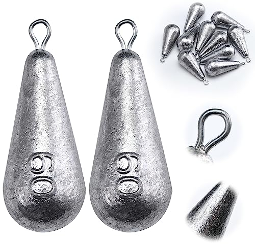 Goture Birnenblei Angeln，Dropshot Blei,Bleigewichte,Blei Angeln,Angelblei 10g/20g/30g/40g/50g/60g/70g/80g/100g/120g,Angelblei Kit,Angeln Sinker,Angeln Drop Shot Stabblei