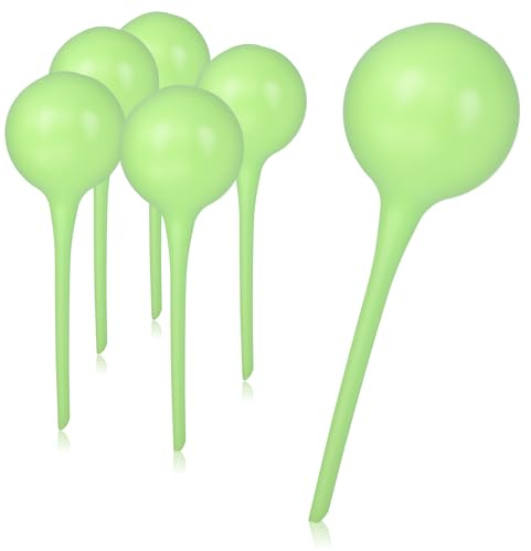 com-four® 6X Irrigazione Automatica per Piante d'appartamento - Distributore d'Acqua per Piante - Sfera per innaffiare i Fiori - Hydrospikes - 345 ml (03 Pezzi - Verde)