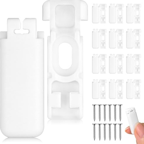 Plissee Ersatzteile 12 Stück Klemmträger Halterung Spannschuhe Für Verspannte Plissees