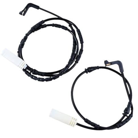 Sensor de desgaste de pastillas de freno delantero y trasero compatible con BMW 1er E87 E82 E88, serie 3 E90 E91 E92 E93, OE 34356789439 34356762252, 2 unidades