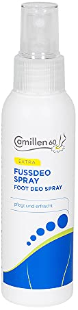 Fussdeo Spray Camillen 60, bei Fußschweiß und Fußgeruch, Fussdesinfektion, 125 ml