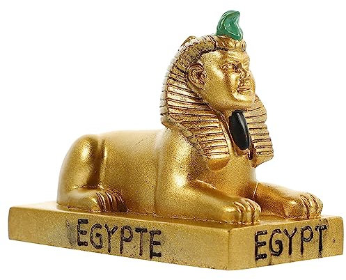 Garneck Modèle De Sphinx Résine Cachette Décorative pour Aquarium Ornement sous-Marin Décoration Eau