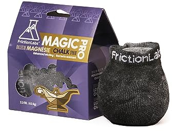 Friction Labs Magic Chalkballs - Für einen Guten Griff - Nachfüllbarer Chalkball für Klettern Kreide, Turnen, Klimmzüge, Gewichtheben, Kreuzheben - Ungiftig & Griffig (Magic Pro)