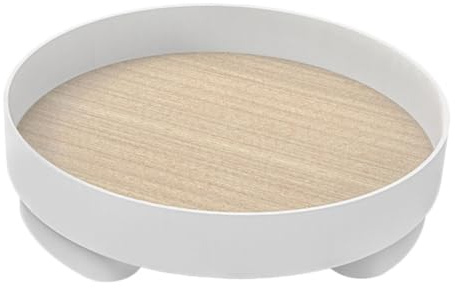 VALICLUD 1pieza Bandeja Decorativa Nórdica Blanca para Almacenamiento De Cosméticos y Accesorios para Frutas y Snacks Fiestas y Eventos