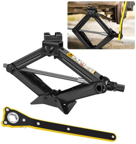 Auto Scherenwagenheber, 2T Wagenheber Scherenwagenheber Professioneller Wagenheber Scheren Auto Rangierwagenheber Heber