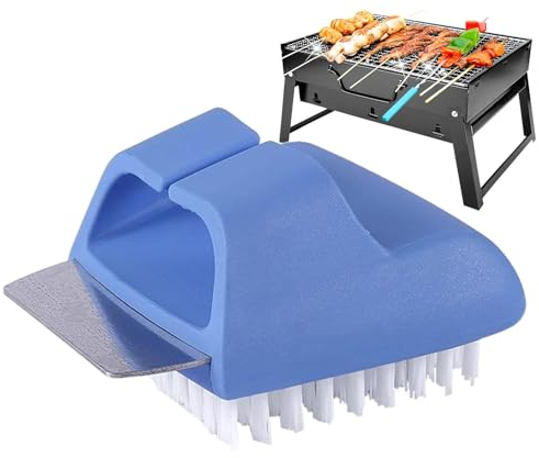 Grillreinigungsbürste, Grillbürste für Außengrill | BBQ-Bürste Grillbürste | Grillrostreiniger-Grillbürste, 2-in-1-Grillreinigerbürste, Reinigungswerkzeuge