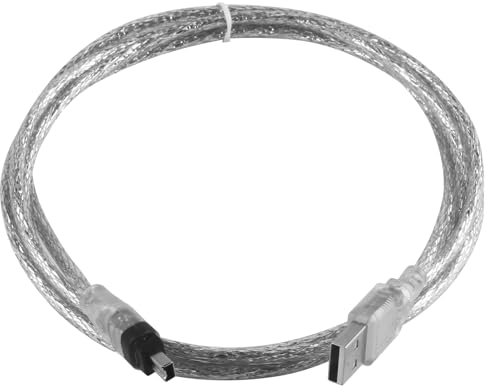 SopwMap 1.5M USB auf Firewire IEEE 1394 4-poliger iLink-Stecker Adapterkabel, für Sony DCR-TRV75E DV, unterstützt 100/200/400 Mbits Übertragungsraten