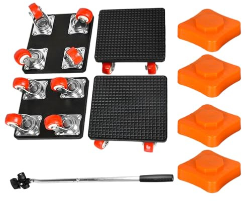 Ruedas para Muebles con Ruedas | Rodillos De Carga 500 Kg para El Hogar - Rodillos Giratorios 360° para Muebles Pesados como Cama Mesa Sofá Armario Colchón