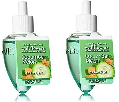 Bath & Body Works Signature Collection Limited Edition Home Fragrance Wallflowers Refill Bulbs (2 ct) CUCUMBER MELON
