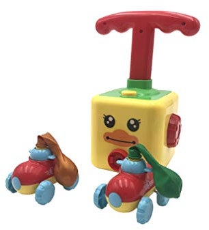 Comansi Coche Impulsado por aire de un globo - Air Pump - Preescolar - Amarillo (C19033)